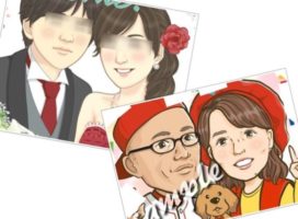 ココナラ似顔絵イラスト miyomaruさん画像