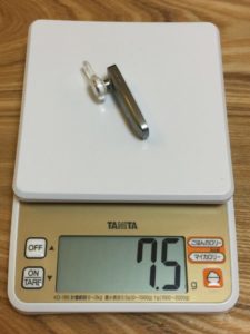 片耳イヤホンm165画像